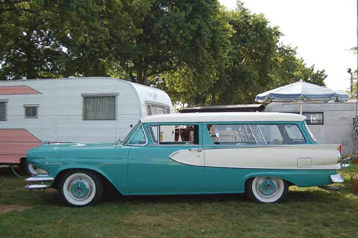 Beautifully restored 1958 Edsel Roundup 2 door station wagon