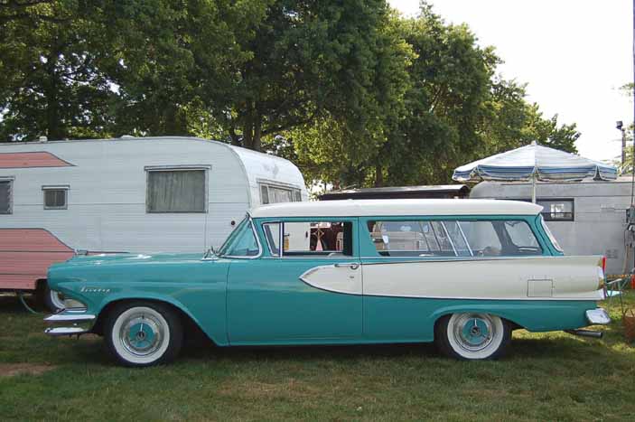 Beautifully restored 1958 Edsel Roundup 2 door station wagon