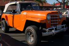 New lift-kit looks great on a vintage Willys Overland Jeepster, ready for off-roading